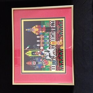 Christmas Nutcracker Framed Print Signed & Numbered "Judy Hagstrom 54/250